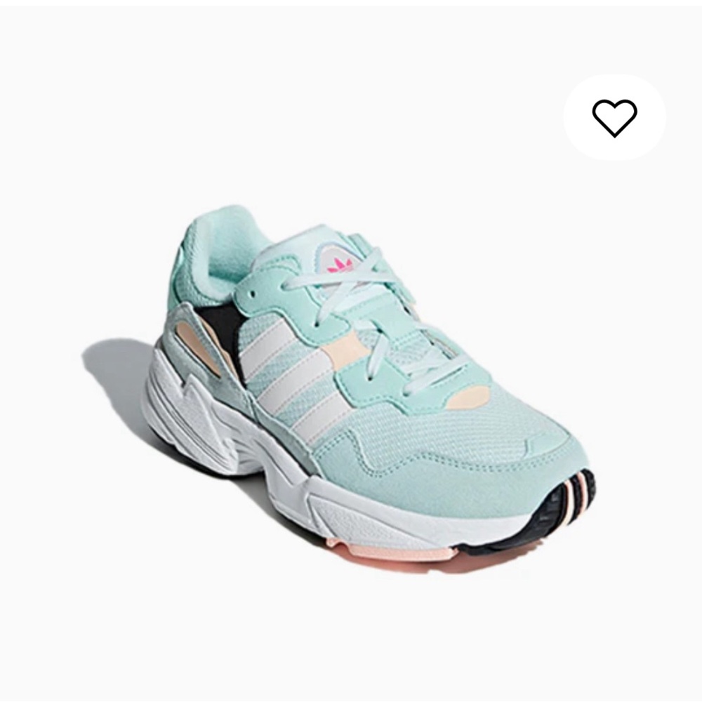 ADIDAS 5.5Y Yung-96 Ice Mint Running Sneakers (Woman’s 7)